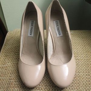 Steve Madden WAVVY Women's 7M Tan Nude Short Heels
